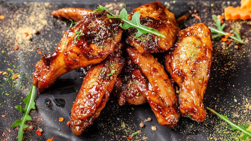 New Year’s Eve Grilled Apricot-Balsamic Chicken Wings - Grills N More