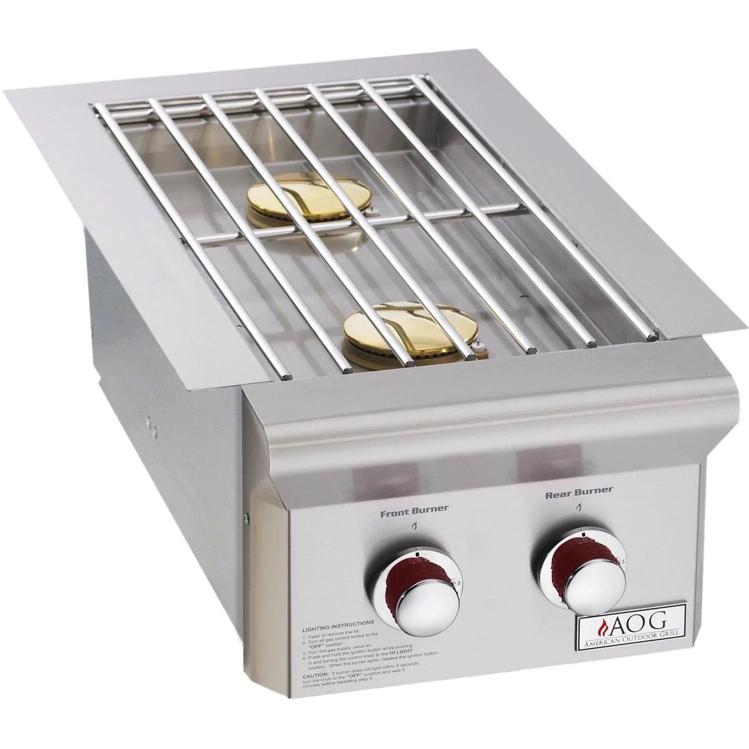 American Outdoor Grill T Series Built-in Double Side Burner - 3282T - Grills N More