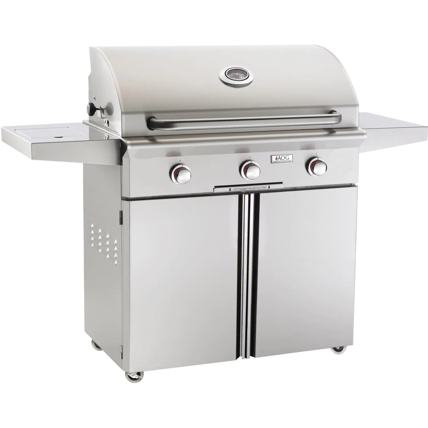 AOG 36-Inch T-Series 3-Burner Freestanding Gas Grill - 36PCT - Grills N More