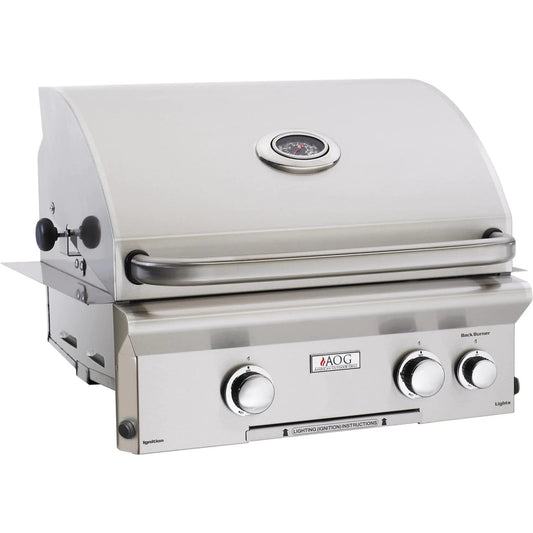 AOG L-Series 24-Inch Built-In Gas Grill - 24NBL - Grills N More