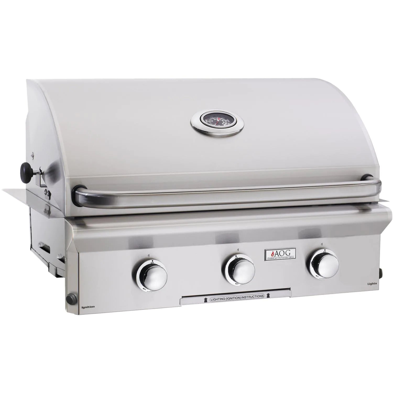 AOG L-Series 30-Inch 3-Burner Built-In Gas Grill - 30NBL - Grills N More