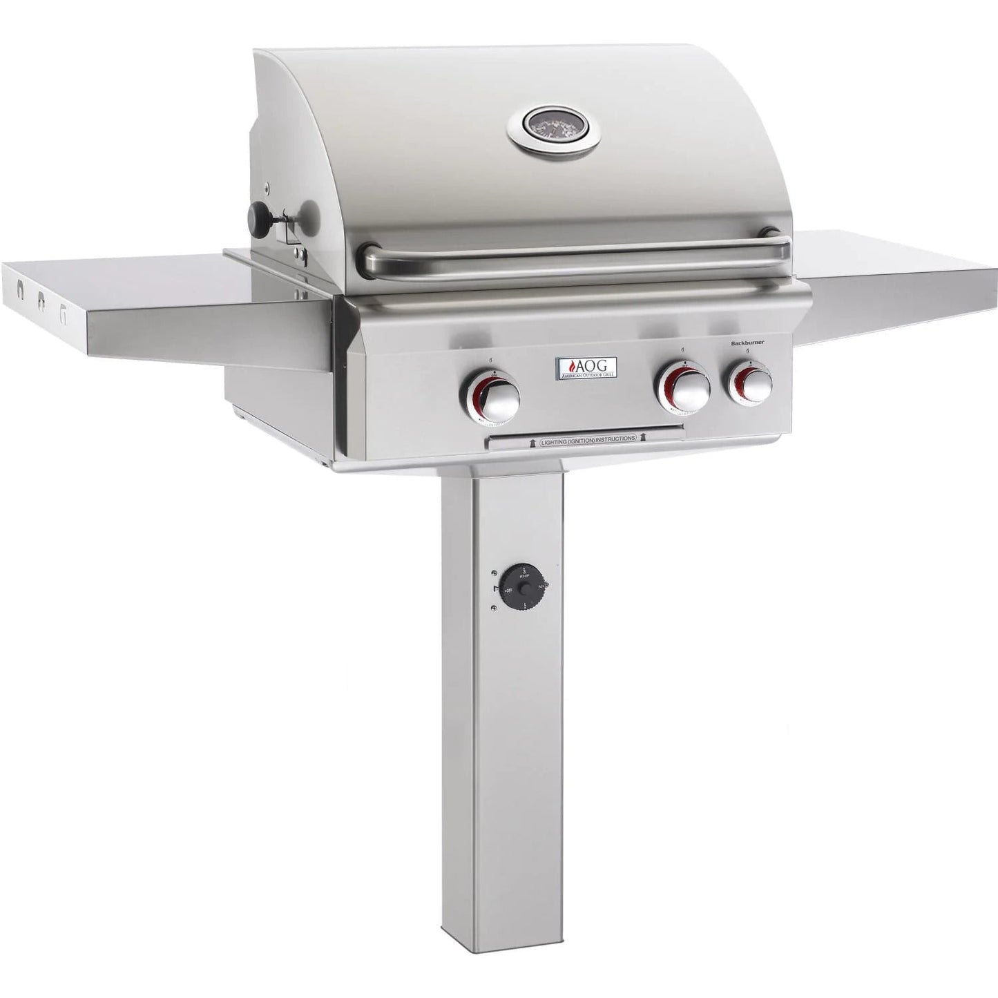 AOG T-Series 24-Inch 2-Burner In-Ground Post Gas Grill - 24NGT - Grills N More