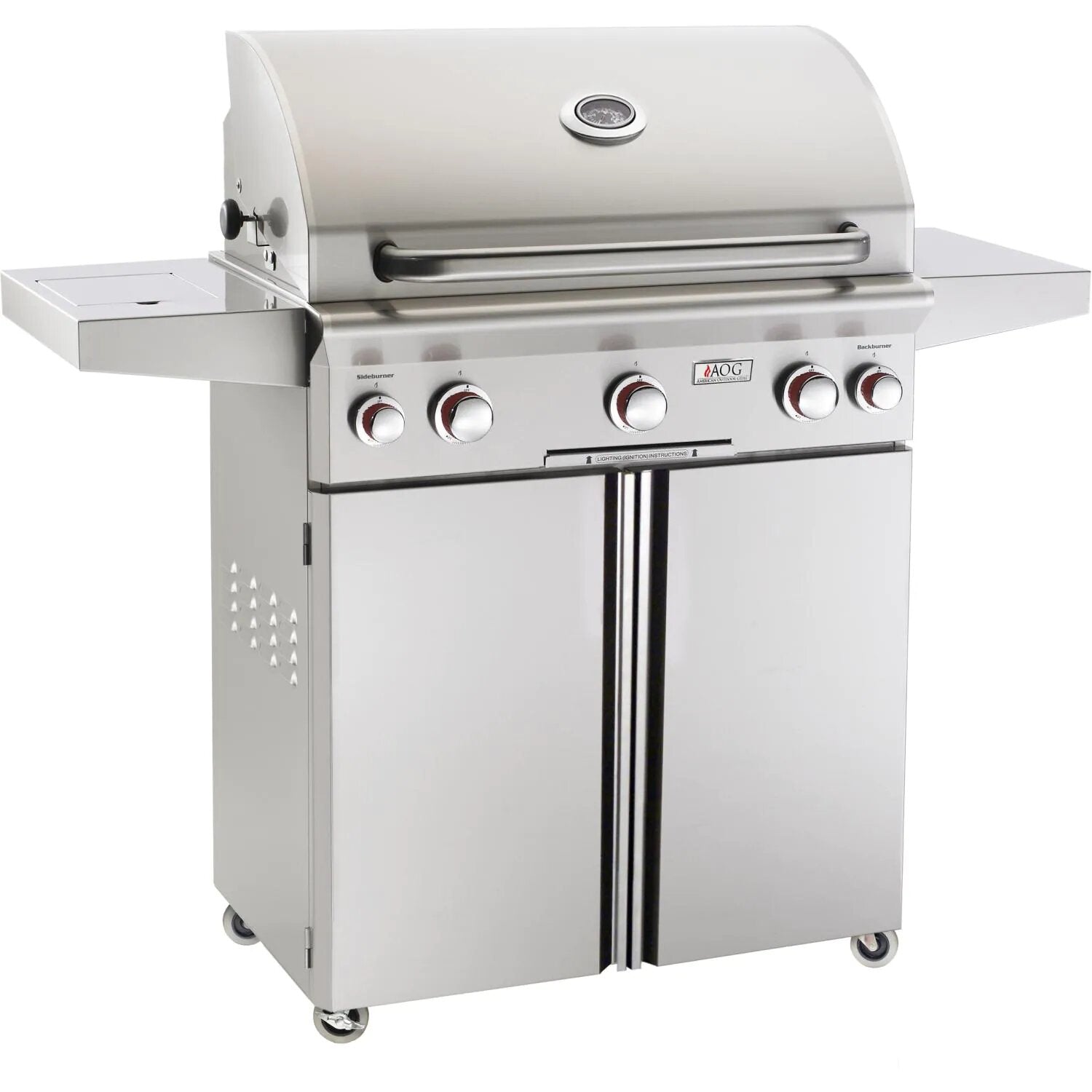 AOG T-Series 30-Inch 3-Burner Freestanding Gas Grill - 30PCT - Grills N More