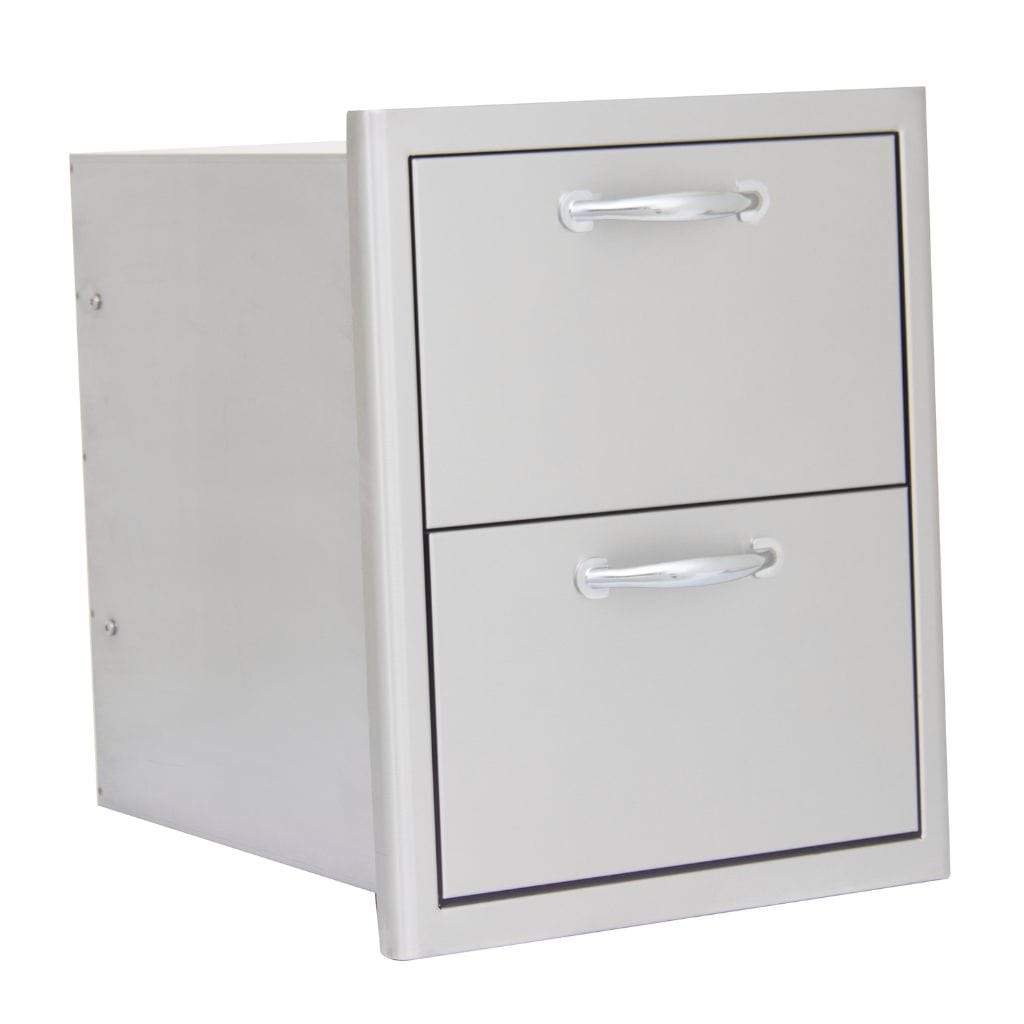Blaze 16-Inch Double Access Drawer - BLZ-DRW2-R - Grills N More