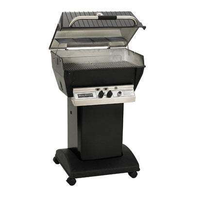 Broilmaster Deluxe Gas Grill with Shelves and Side Burners - H4X - Grills N More