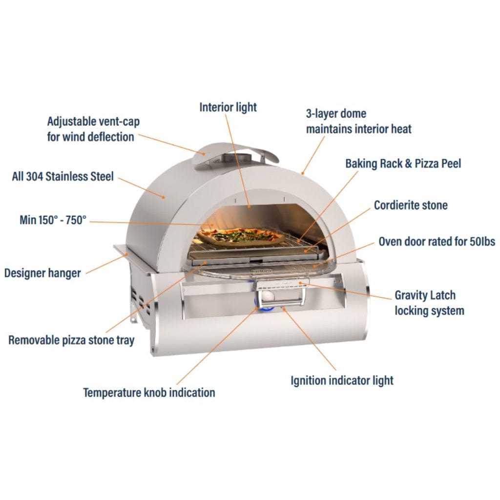 Fire Magic 30-Inch Built-In Gas Pizza Oven - 5600 - Grills N More