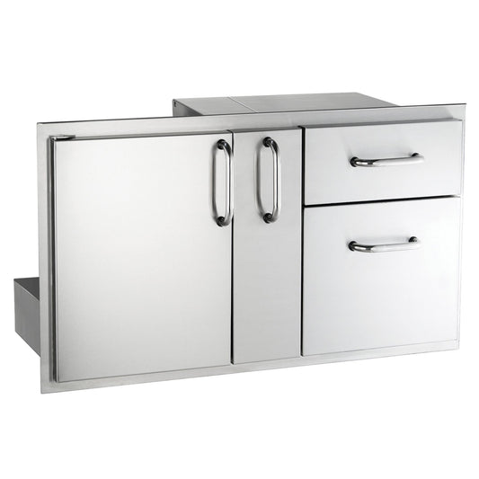 Fire Magic 33816S 36-Inch Select Access Door w/ Platter Storage and Double Drawer - grillsNmore.com
