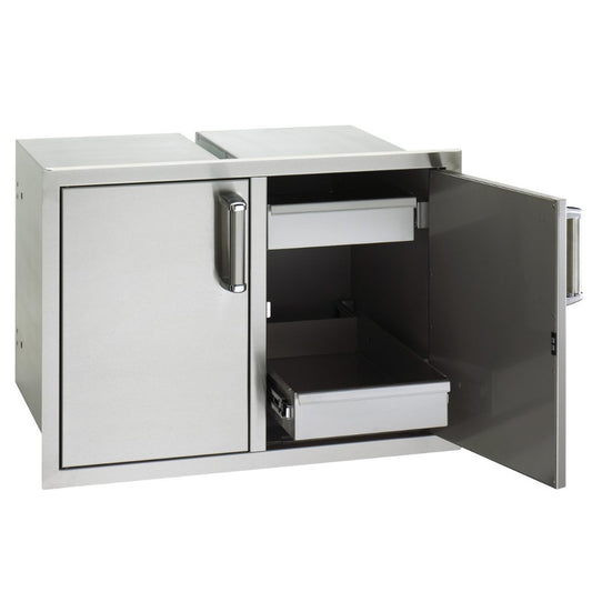 Fire Magic 53930SC-22 30-Inch Premium Flush Double Access Door With Two Dual Drawers - grillsNmore.com