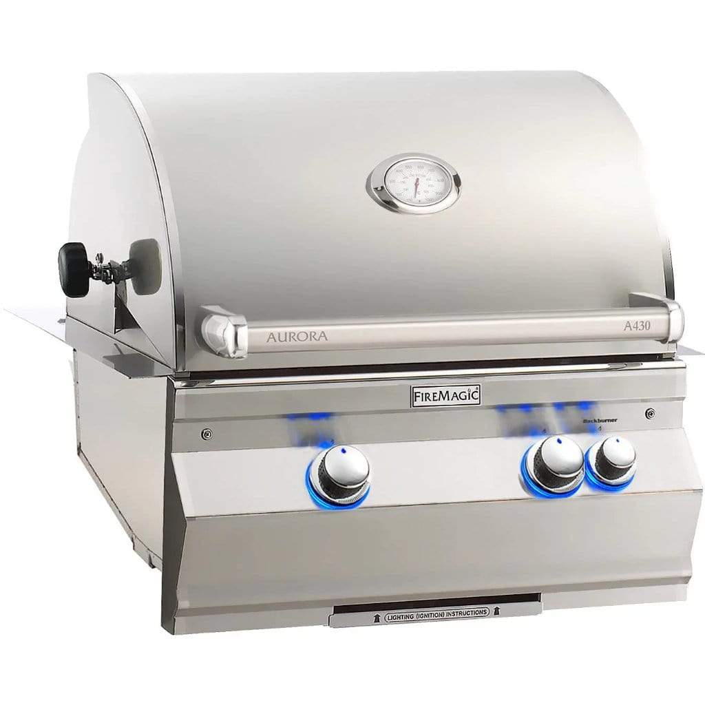 Fire Magic Aurora 24-Inch Build-In Gas Grill With With Analog Thermometer - A430I - Grills N more