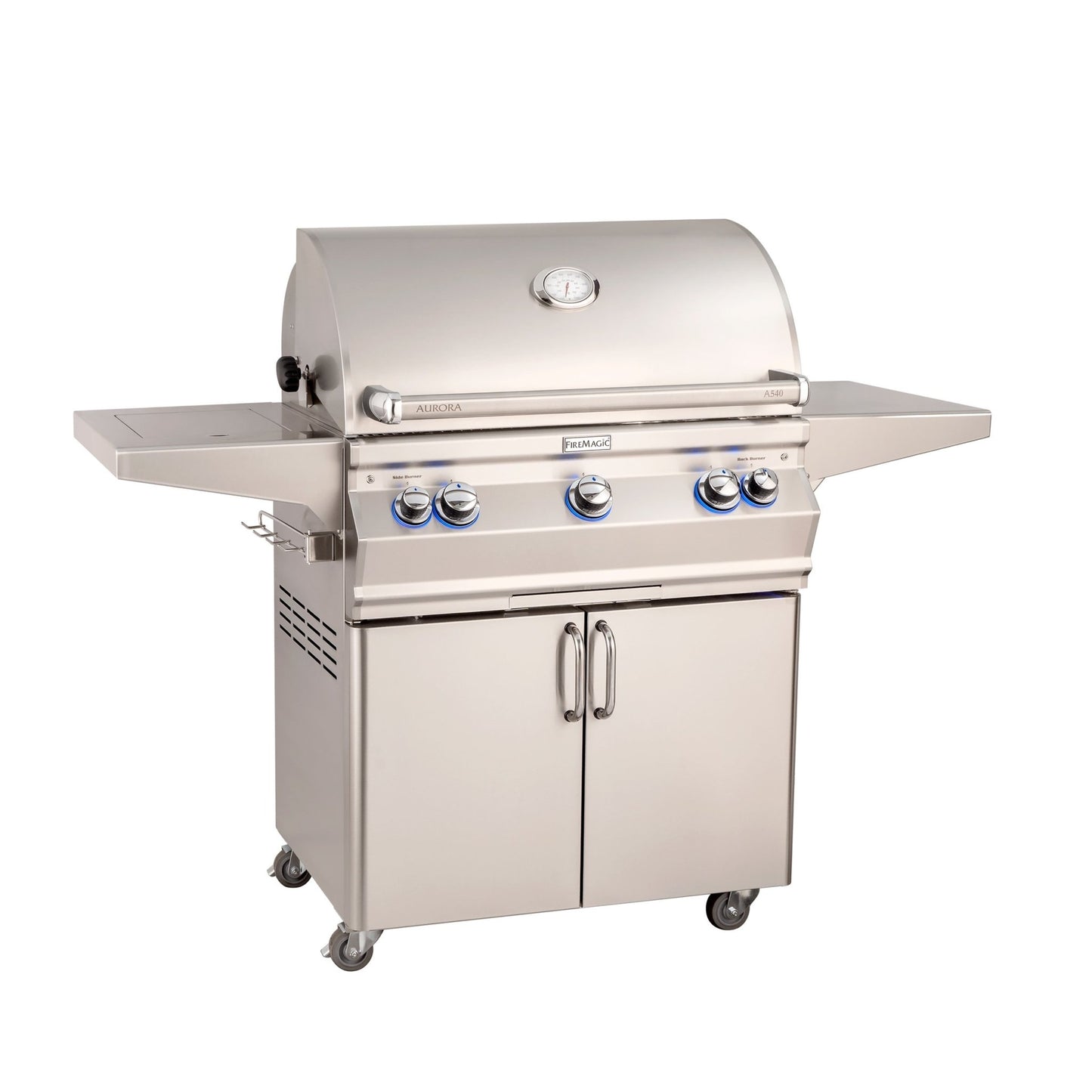 Fire Magic Aurora 30-Inch Portable Gas Grill With Single Side Burner -A540S - Grills N more