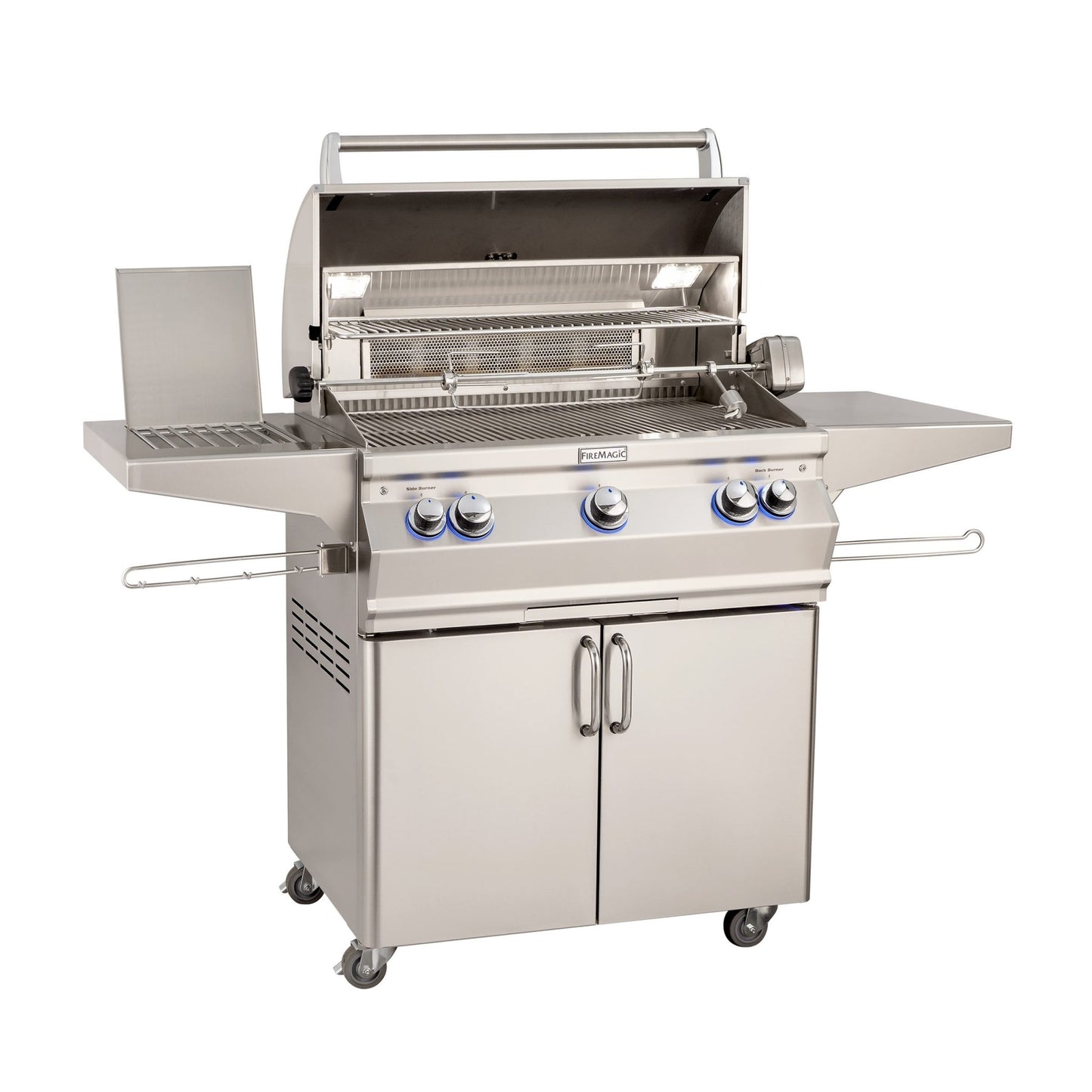 Fire Magic Aurora 30-Inch Portable Gas Grill With Single Side Burner -A540S - Grills N more