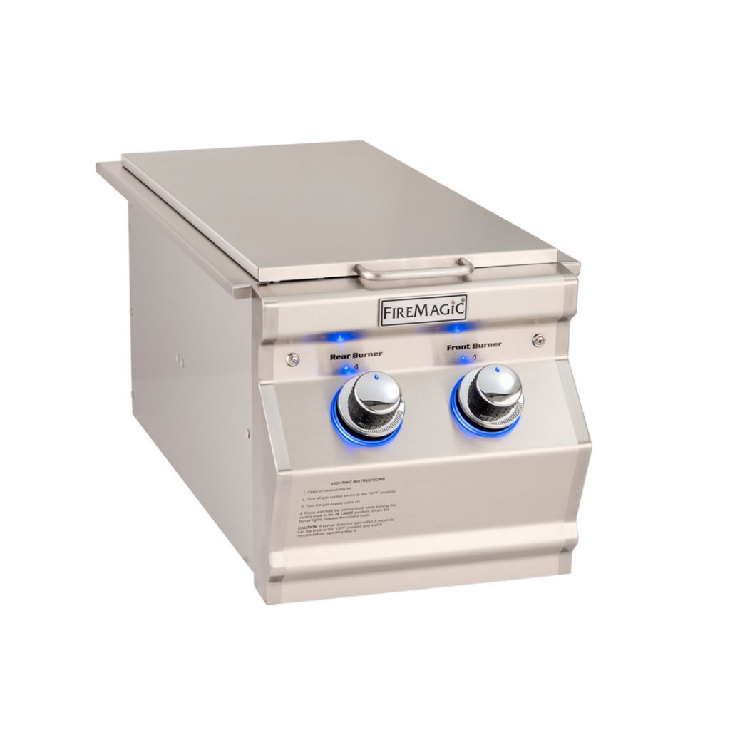 Fire Magic Aurora Built-In Double Side Gas Burner - grillsNmore.com