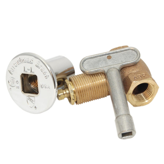 Fire Magic Straight Gas Line Valve with Key - grillsNmore.com
