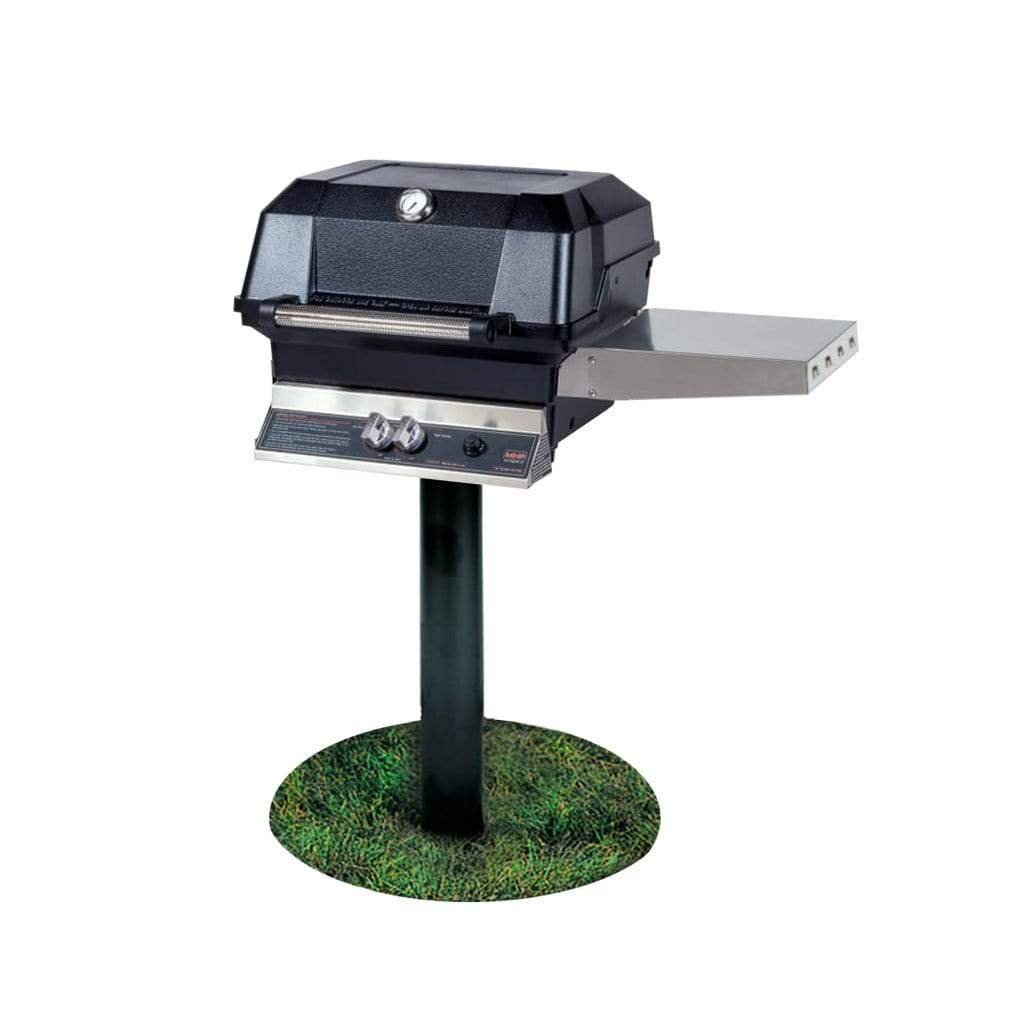 MHP JNR-4 Gas Grill With Stainless Steel Shelf - grillsNmore.com