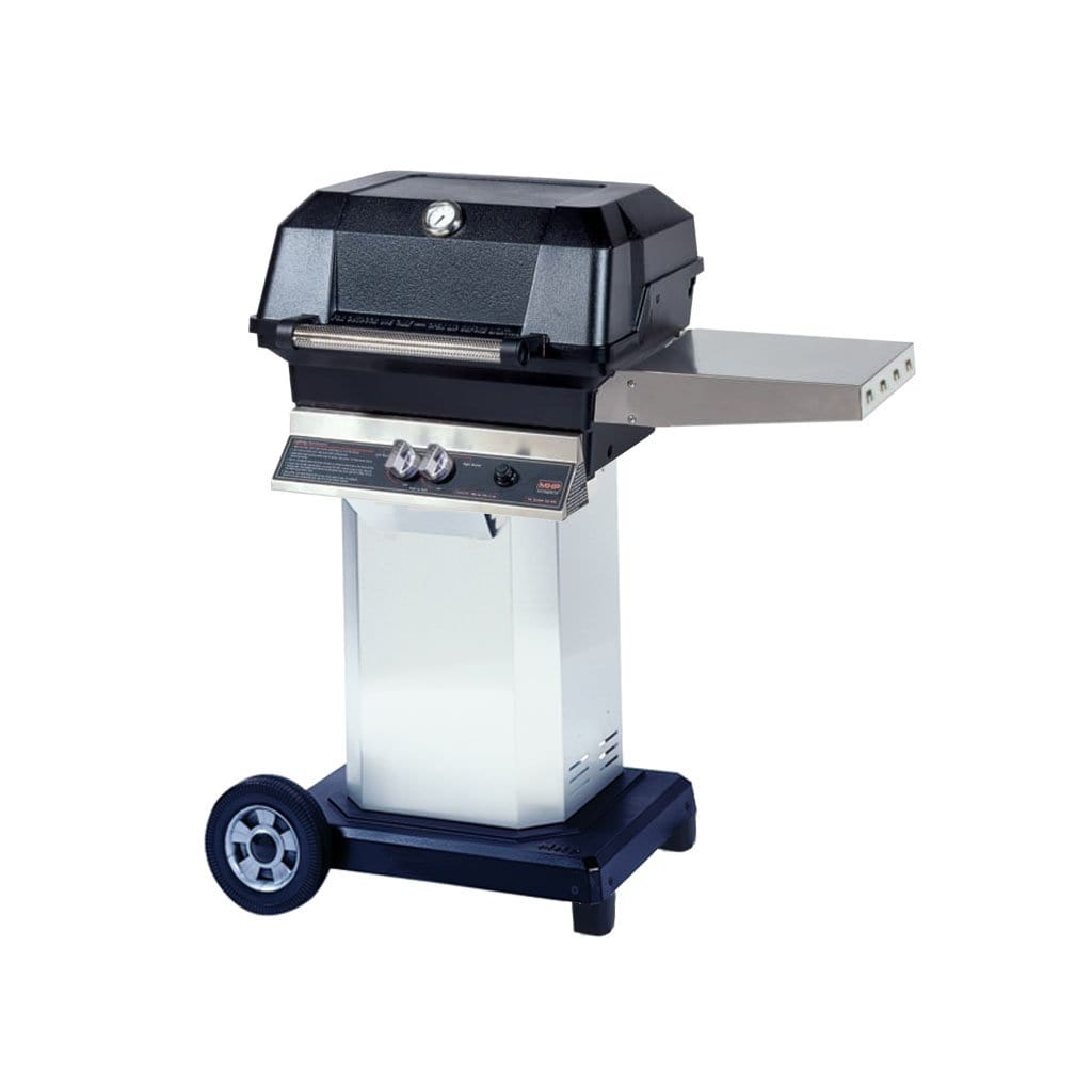 MHP JNR-4 Gas Grill With Stainless Steel Shelf - grillsNmore.com