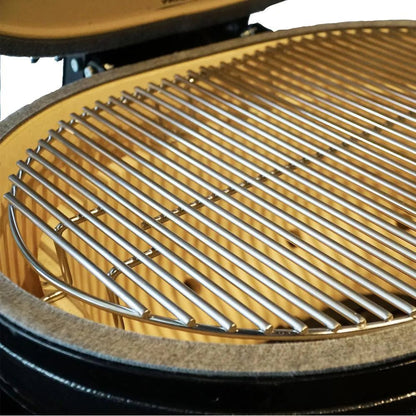 Primo Junior 200 Oval Ceramic Kamado Grill with Stainless Steel Grates -PGCJRH - Grills N More