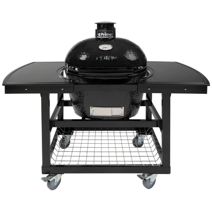 Primo Large 300 Oval Ceramic Kamado Grill with Stainless Steel Grates - PGCLGH - Grills N More